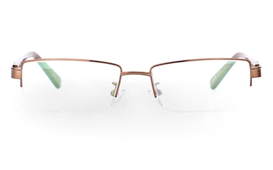 9871 Monel Half Rim Mens Optical Glasses