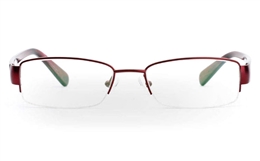 6113 Stainless Steel Half Rim Womens Optical Glasses for Fashion,Classic,Party,Sport,Nose Pads Bifocals