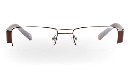 VPR629 Stainless Steel/ZYL Mens&Womens Half Rim Optical Glasses