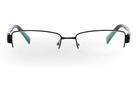 9857 Monel Mens&Womens Half Rim Optical Glasses