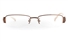 CR3459 Stainless Steel/ZYL Half Rim Womens Optical Glasses