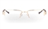 CR3439 Stainless Steel/ZYL Half Rim Mens Optical Glasses