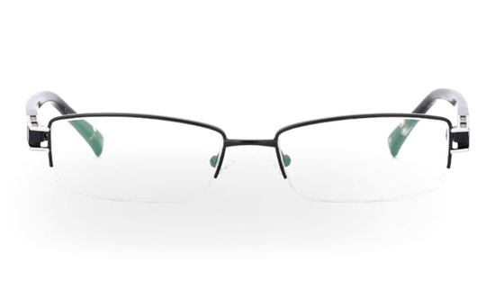 VN-007 Stainless Steel/ZYL Half Rim Mens Optical Glasses