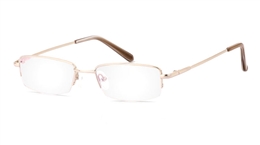 Vista First 2017 Titanium Memory Mens Womens Half Rim Optical Glasses for Fashion,Classic,Party,Nose Pads Bifocals