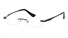 Vista First 1081 Stainless Steel Rimless Womens Optical Glasses