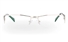 V8280 Stainless Steel/ZYL Half Rim Mens Optical Glasses