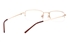 Vista First 1016 Stainless Steel/ZYL Mens&Womens Half Rim Optical Glasses