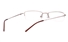 Vista First 1018 Stainless Steel/ZYL Half Rim Mens Optical Glasses