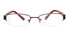 Vista First 1804 Stainless Steel/ZYL Half Rim Womens Optical Glasses