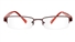 Vista First 1051 Stainless Steel Semi-rimless Womens Optical Glasses
