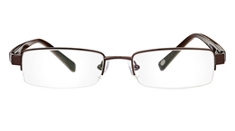 Vista First 1051 Stainless Steel Semi-rimless Womens Optical Glasses for Fashion,Classic,Party,Nose Pads 