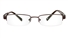 Vista First 1051 Stainless Steel Semi-rimless Womens Optical Glasses