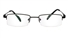 Poesia 1036 Stainless Steel/ZYL Mens&Womens Half Rim Optical Glasses