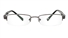Vista First 1051 Stainless Steel Semi-rimless Womens Optical Glasses