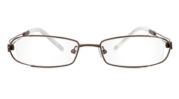 Vista First 1805 Stainless Steel Semi-rimless Womens Optical Glasses for Fashion,Classic,Party,Nose Pads 