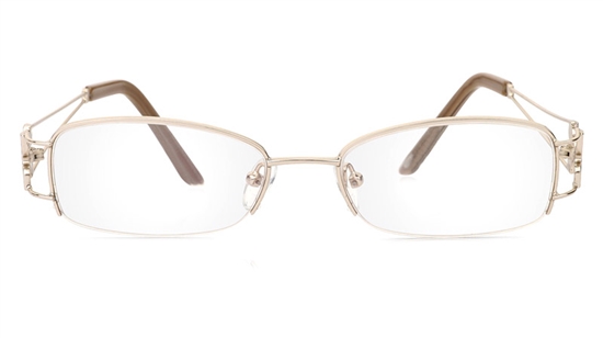 Vista First 1090 Stainless Steel Half Rim Womens Optical Glasses