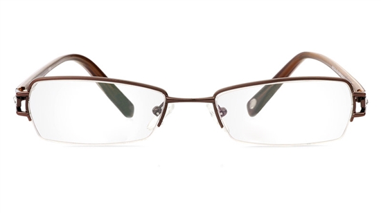 Vista First 1092 Stainless Steel Semi-rimless Womens Optical Glasses Vista First 1092 Stainless Steel Semi-rimless Womens Optical Glasses