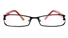 Vista First 1058 Stainless Steel/ZYL Half Rim Womens Optical Glasses