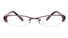 Vista First 1088 Stainless Steel/ZYL Mens&Womens Half Rim Optical Glasses