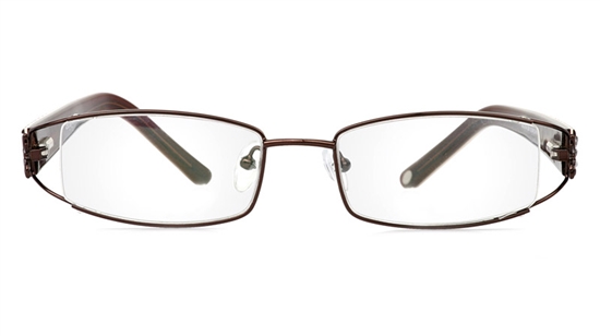 Vista First 1064 Stainless Steel Semi-rimless Womens Optical Glasses