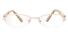 Vista First 1804 Stainless Steel/ZYL Half Rim Womens Optical Glasses Vista First 1804 Stainless Steel/ZYL Half Rim Womens Optical Glasses
