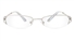 Vista First 1801 Stainless Steel Semi-rimless Womens Optical Glasses