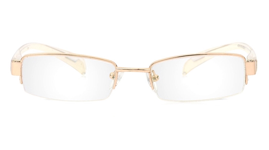 Vista First 1079 Titanium Memory Mens&Womens Half Rim Optical Glasses