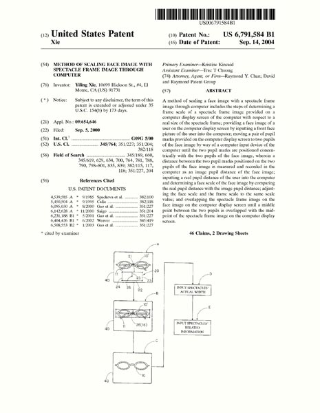 US Patent 6,791,584