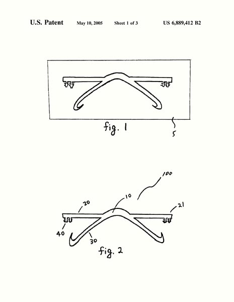 US Patent 6,889,412