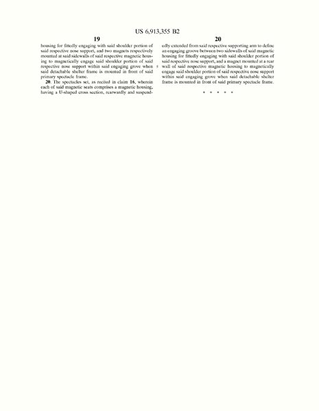 US Patent 6,913,355 US Patent 6,913,355