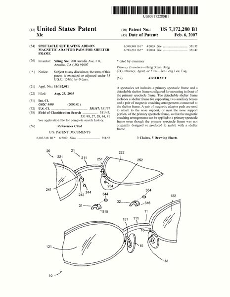 US Patent 7,172,280