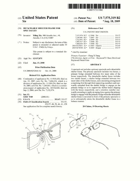 US Patent 7,575,319