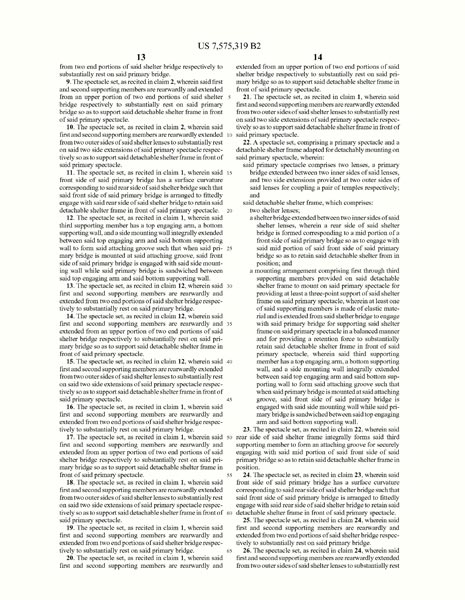 US Patent 7,575,319 US Patent 7,575,319