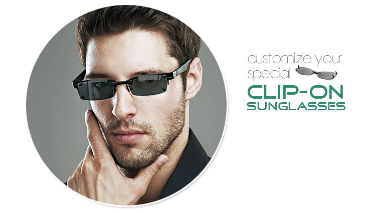 Step 1 - clip on sunglasses