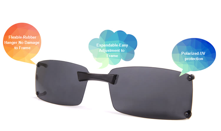 Step 2 - clip on sunglasses